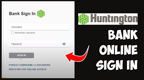 huntington national bank login